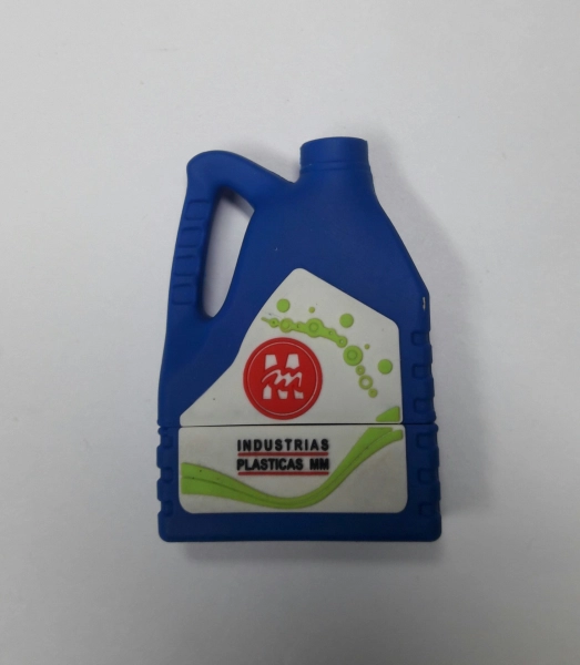 Memoria USB PVC 2D diseño Tarro de Aceite