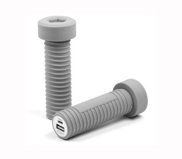 Cargador Power Bank en PVC en 3D en diseño especial de Tornillo