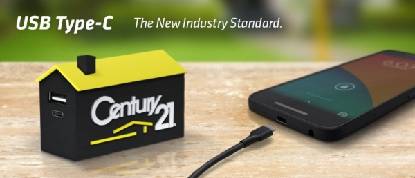 Cargador Power Bank en PVC en 3D en diseño de Casa