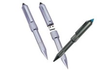 Memoria USB Boligrafo metalico con stylus