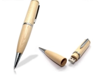 Memoria USB Boligrafo en madera