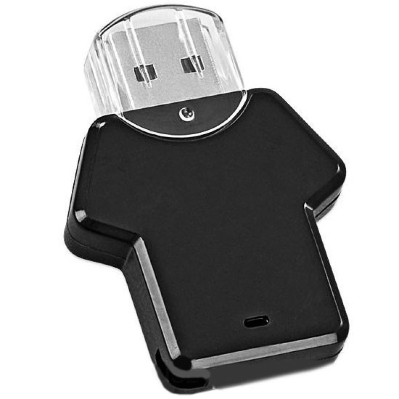 Memoria USB plastica en forma de Camiseta
