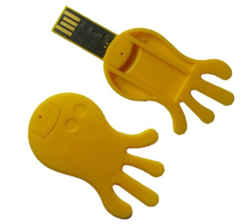 Memoria USB plastica en forma de Mano