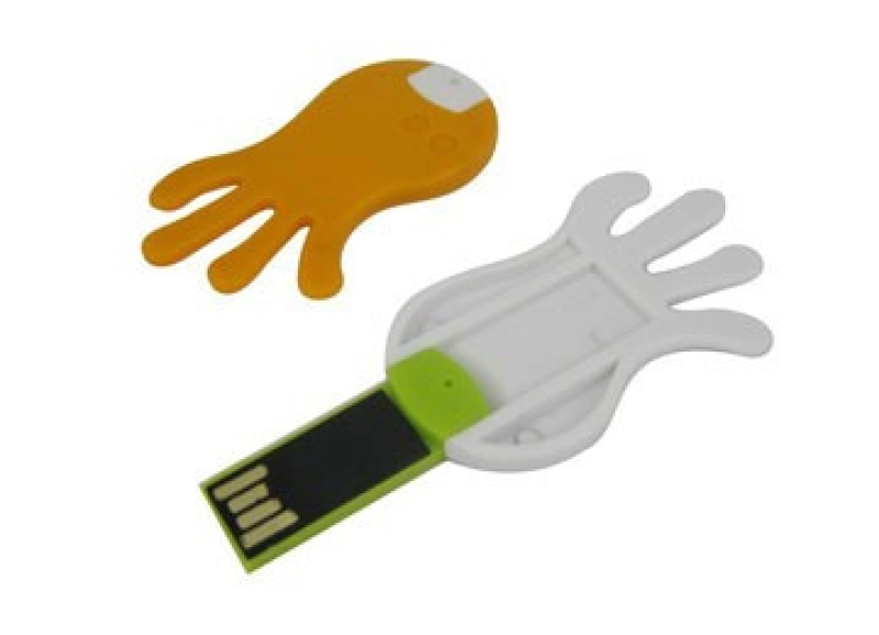 Memoria USB plastica en forma de Mano