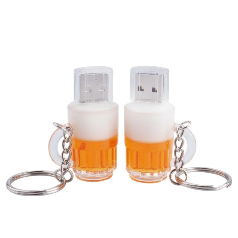 Memoria USB plastica en 3D diseño Mug de Cerveza