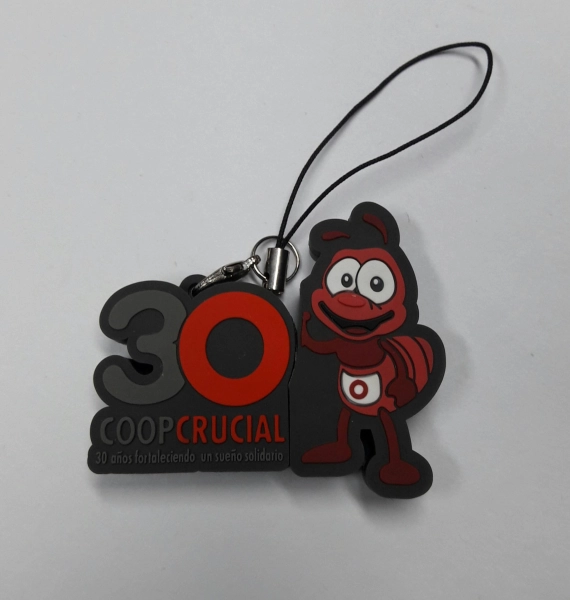 Memoria USB en PVC 2D diseño logo Coopcrucial