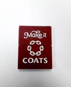 Memoria USB en PVC 2D diseño logo Coats Cadena