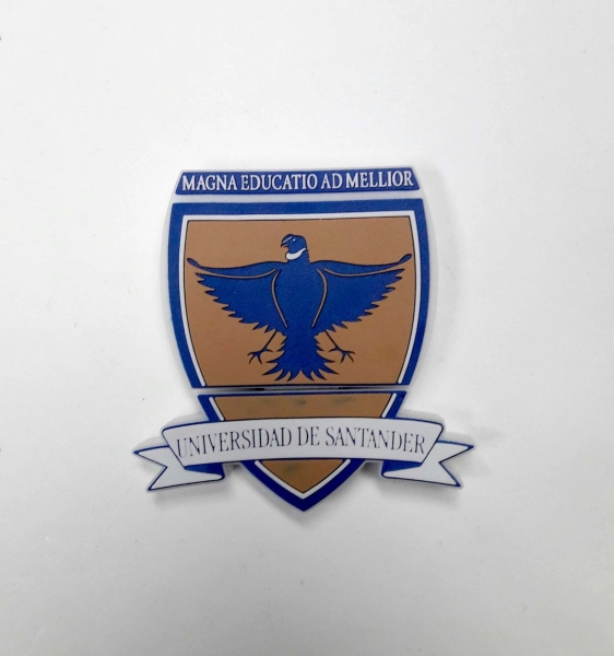 Memoria USB en PVC 2D diseño logo Universidad de Santander