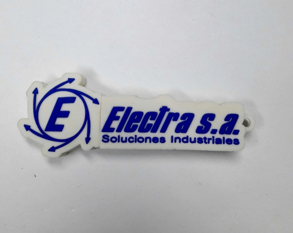 Memoria USB en PVC 2D diseño logo Electra