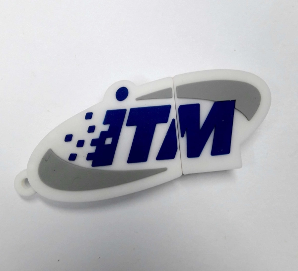 Memoria USB PVC 2D diseño logo ITM