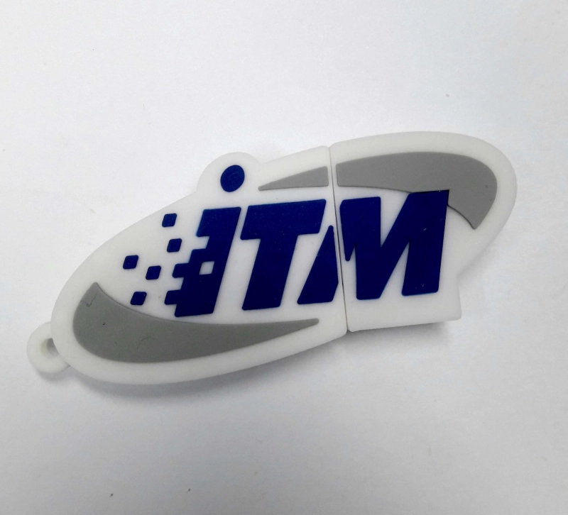 Memoria USB PVC 2D diseño logo ITM