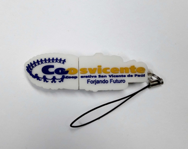Memoria USB PVC 2D diseño logo Coosvicente