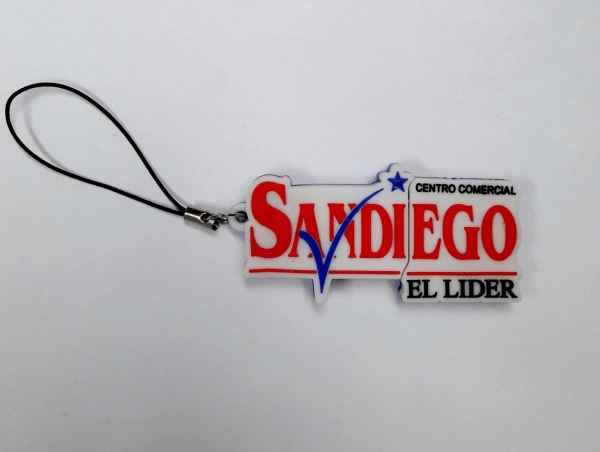 Memoria USB PVC 2D diseño logo CC San Diego