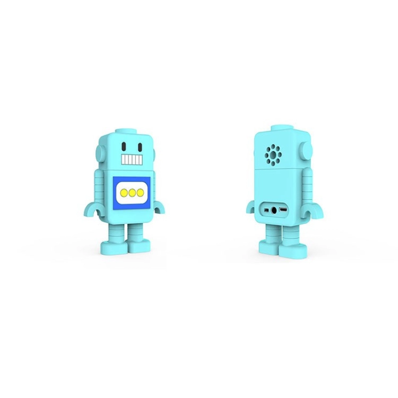 Parlantes Bluetooth en PVC 3D en forma de Robot