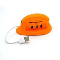 HUB elaborado en PVC en 3D, en diseño especial