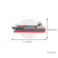 Cargador Inalambrico en PVC 2D diseño personalizado de Barco