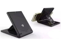 Stand Plegable con Cargador Inalambrico para Celular en ABS