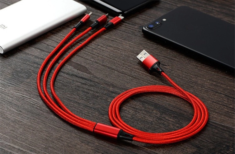 Cable Multiconector x 3 para Cargar Celulares