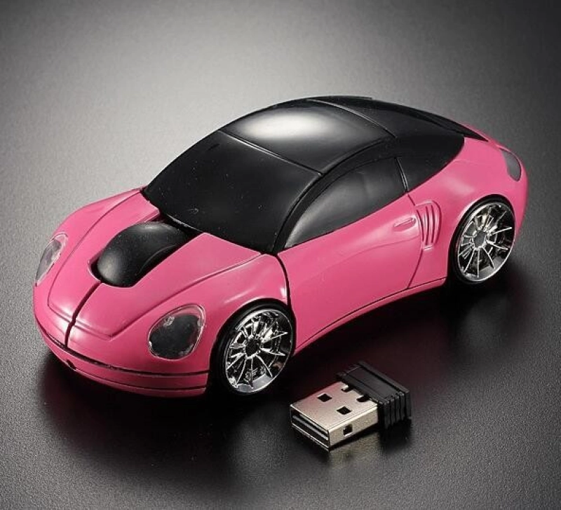 Mouse Inalámbrico en forma de Carro