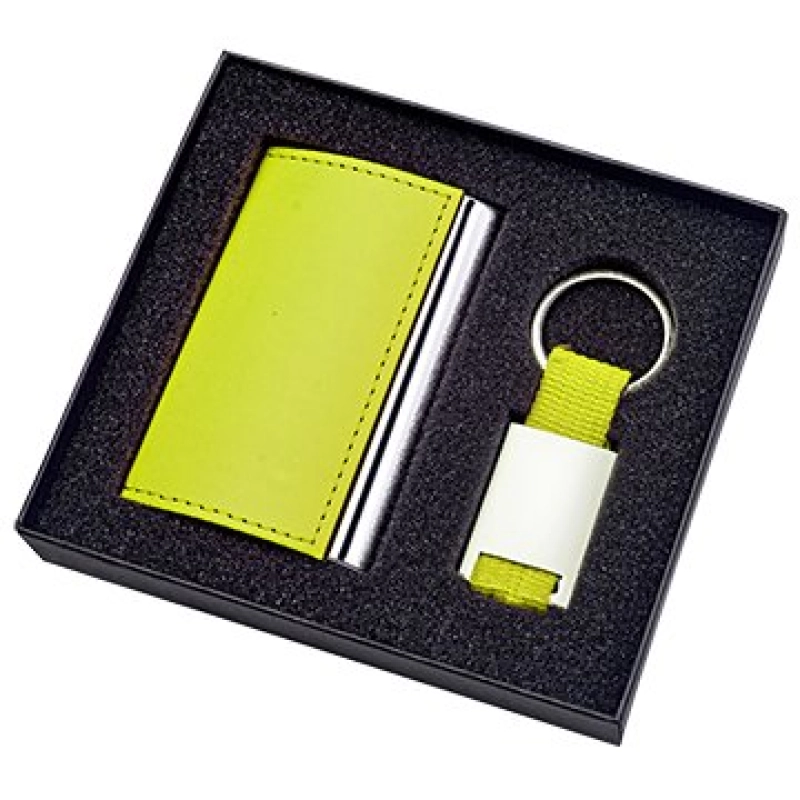 Set de Regalo en Caja, con Portatarjetas y Llavero
