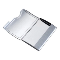 Porta Tarjetas elaborado en Aluminio y Fibra de Carbon