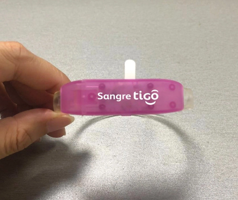 Manilla o Brazalete LED elaborado en ABS, SIN Control de Voz