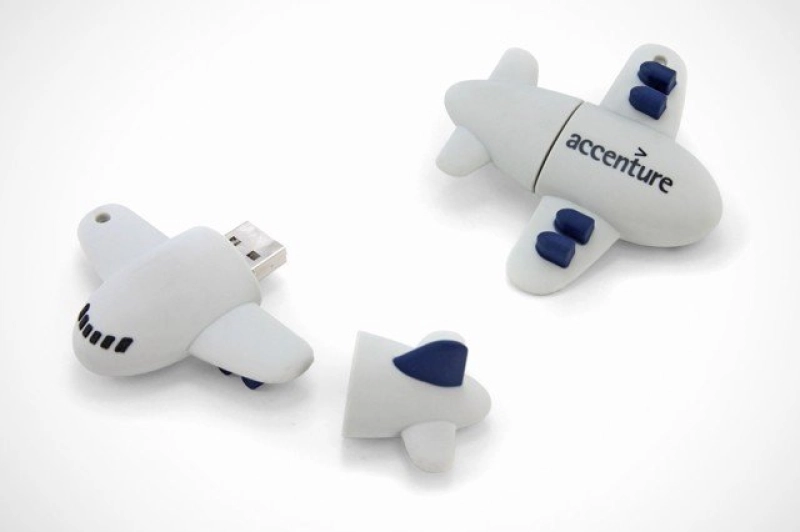 Memoria USB en PVC 3D diseño Avion