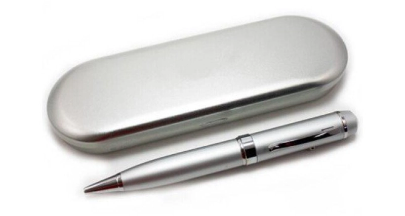 Caja Metalica para Boligrafo con espuma troquelada