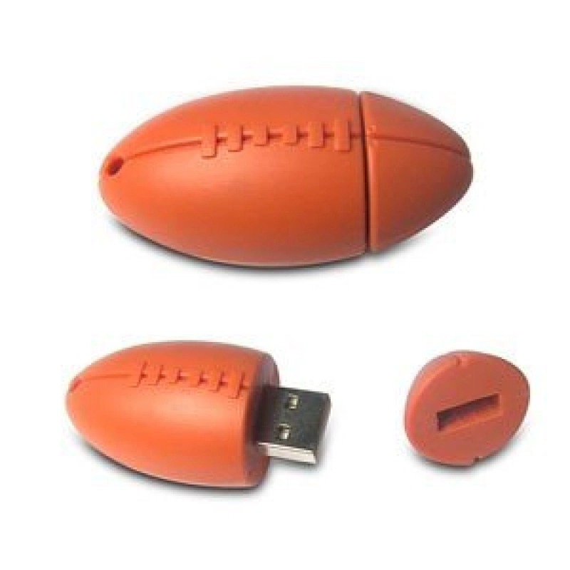 Memoria USB en PVC 3D diseño Pelota de Futbol Americano