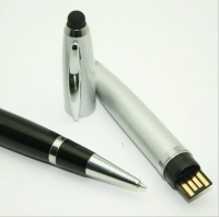 Memoria USB Boligrafo metalico con stylus