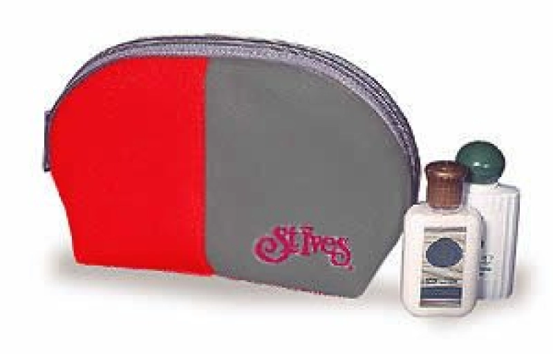 Cosmetiquera Copenhague, 19 x 12 x 6 cmts, bicolor, en poliester