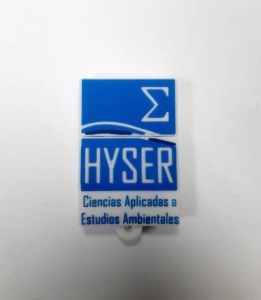 Memoria USB en PVC 2D diseño Logo Hyser