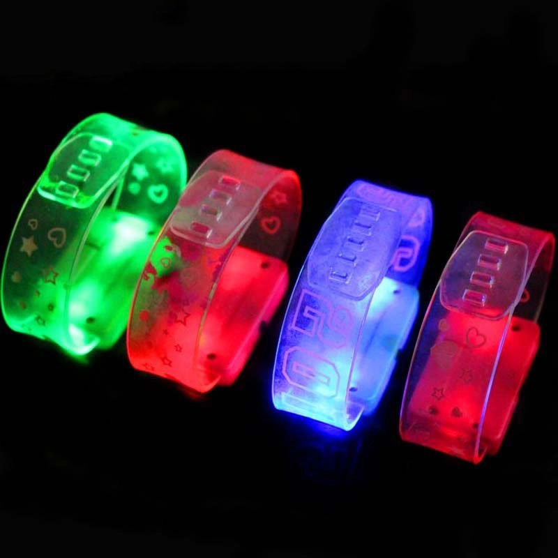 Manilla o Brazalete LED elaborado en ABS, sin Control de Voz