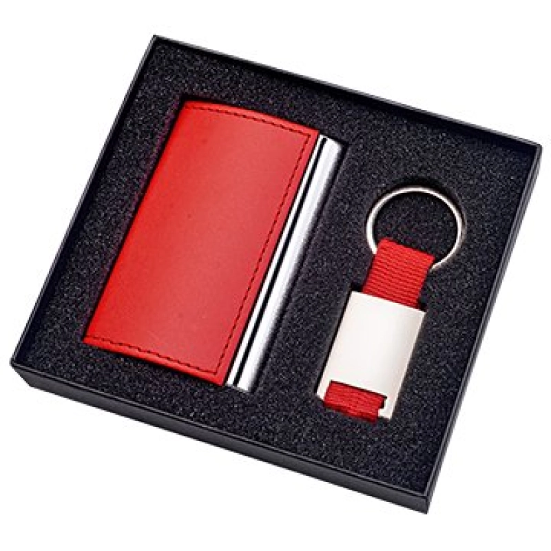 Set de Regalo en Caja, con Portatarjetas y Llavero