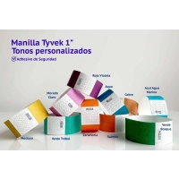 Manilla para identificación en Tyvek de 1"