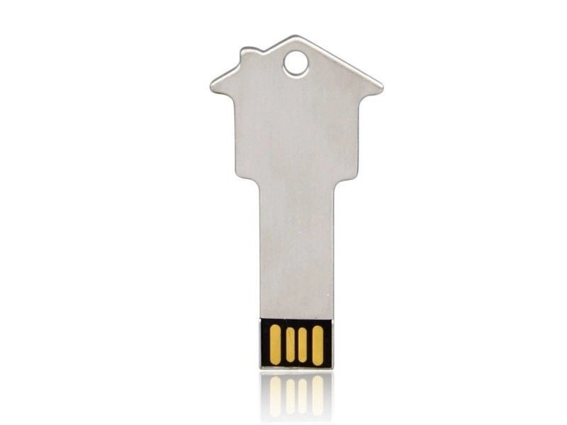 Memoria USB Metalica en forma de Llave y de Casa