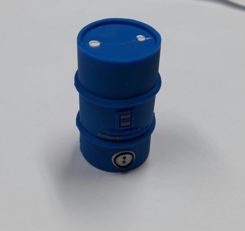 Memoria USB PVC 3D diseño Tambor de Aceite