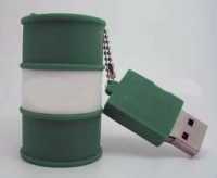 Memoria USB PVC 3D diseño Tambor de Aceite