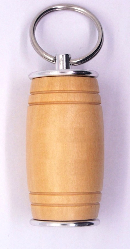 Memoria USB en madera y metal diseño de tambor