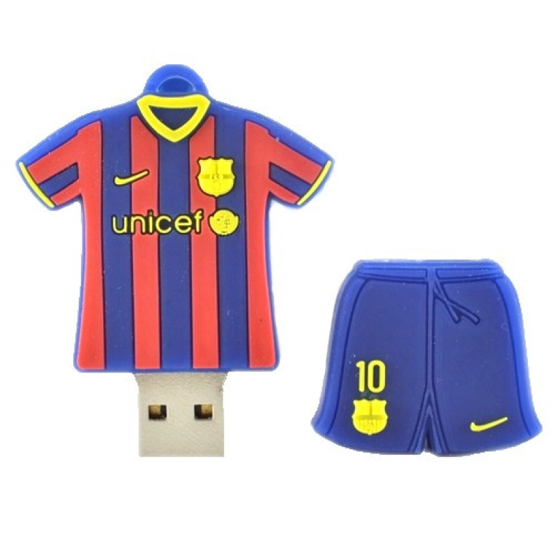 Memoria USB en PVC 2D diseño Uniforme de Fútbol