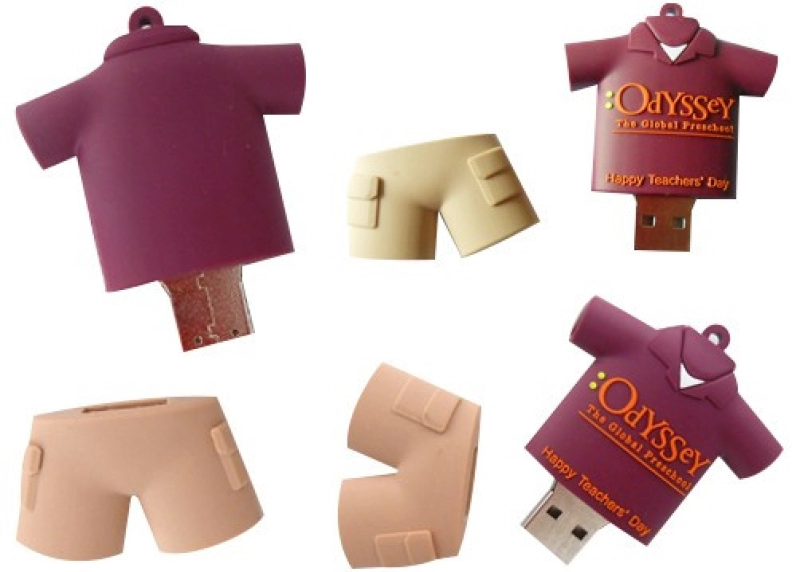 Memoria USB en PVC 2D diseño Uniforme de Fútbol