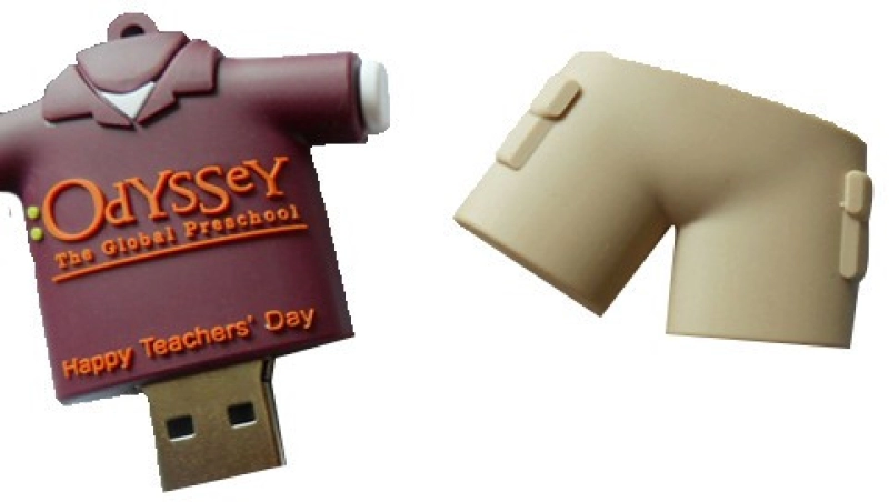 Memoria USB en PVC 2D diseño Uniforme de Fútbol