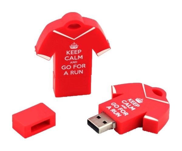 Memoria USB en PVC 2D diseño Uniforme de Fútbol