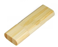 Memoria USB rectangular en madera