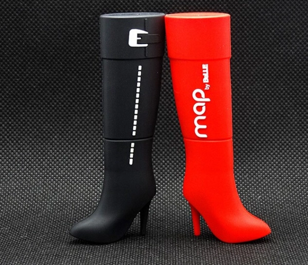 Memoria USB PVC 3D diseño Bota de Dama