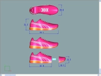 Memoria USB en PVC 3D diseño Zapato