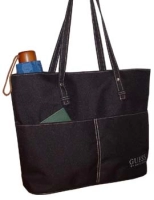 Bolso Melrose, en lona, de 31.5 x 25.5 x 10 cmts