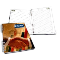 Cuaderno Argollado Pasta Dura, tamaño Carta, de 21 x 27 cmts