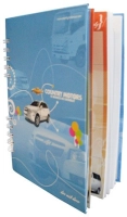 Cuaderno Argollado Pasta Dura tamaño 22 x 14 cmts