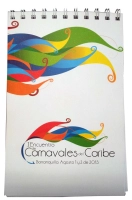 Cuaderno Argollado Media Carta,  pasta blanda, 13.5 x 20.5 cmts